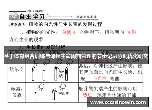 基于体育组合训练与课程生命周期管理的节奏记录分配优化研究